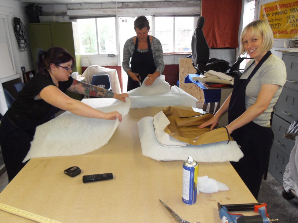 Upholstery training school in Doncaster